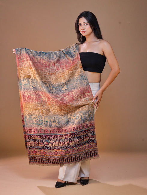 Women's Jamawar Wool Stole